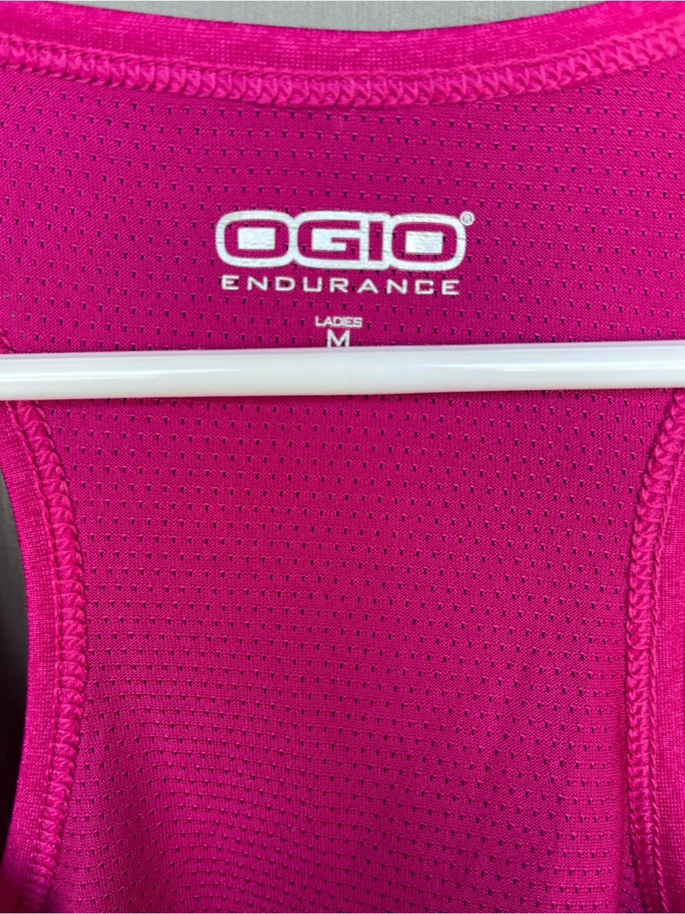 OGIO Bright Pink Racerback Performance Tank - Picture 3 of 6